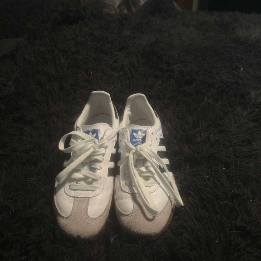 Adidas White and Black Classic Sneakers